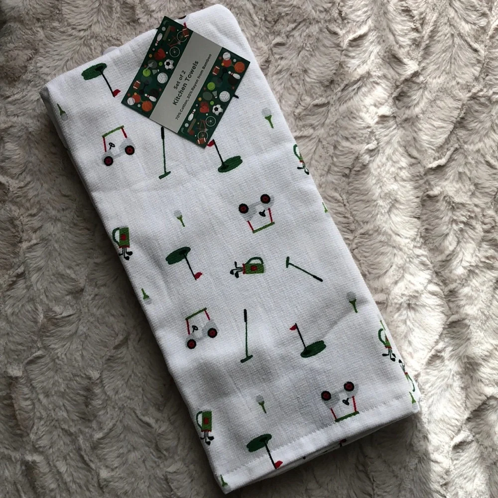 GOLF Printed Kitchen Towels - Picture 2 of 6